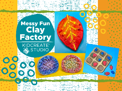  Messy Clay Fun Factory (4-12 years) 